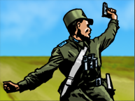 I like the French uniforms, funny hats... Also, DeGaulle was cool.